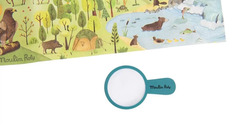 Puzzle La Forêt 96 Pièces Le Jardin Du Moulin Moulin Roty – Image 3