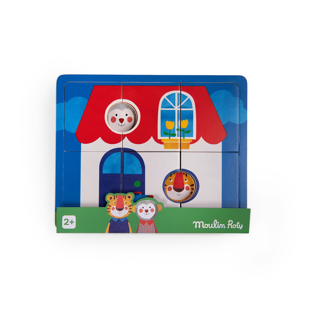 Puzzle à 3 étages Les Popipop Moulin Roty