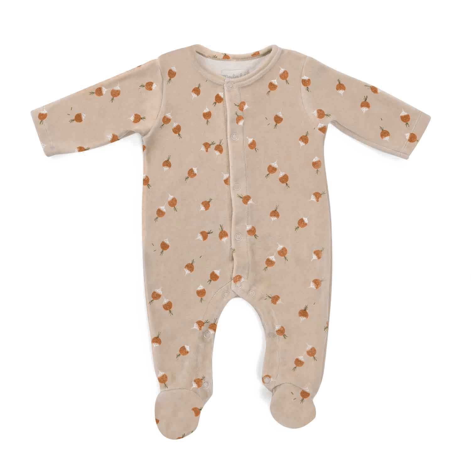 Pyjama Velours Motifs Radis Trois Petits Lapins Moulin Roty – Image 3