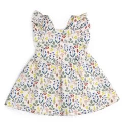 Robe Fanny Popeline Fleurs Pomme Des Bois Moulin Roty