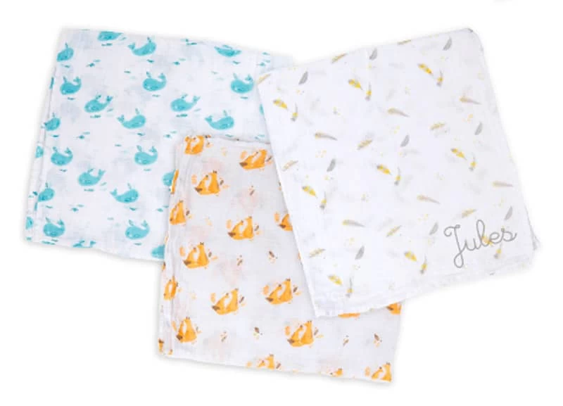 Set De 3 Langes Imprimés Le Voyage D'Olga Moulin Roty – Image 8