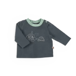 Moulin Roty Tee-shirt En Jersey Gris - Innocent