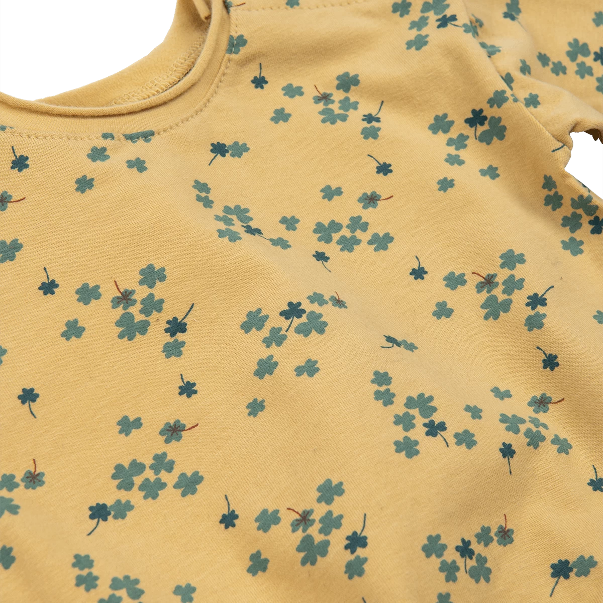 Moulin Roty Tee-shirt En Jersey Imprimé Trèfles - Ilam – Image 4