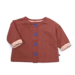 Veste Brique Framboise Pomme Des Bois Moulin Roty