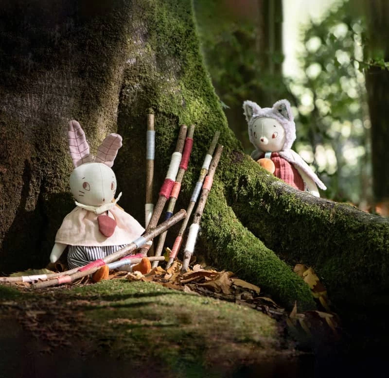 Poupée Musicale Lapin Après La Pluie Moulin Roty – Image 8