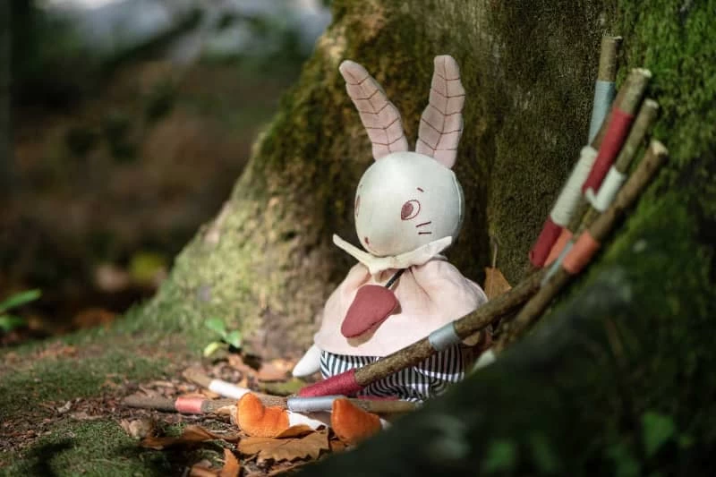Poupée Musicale Lapin Après La Pluie Moulin Roty – Image 9