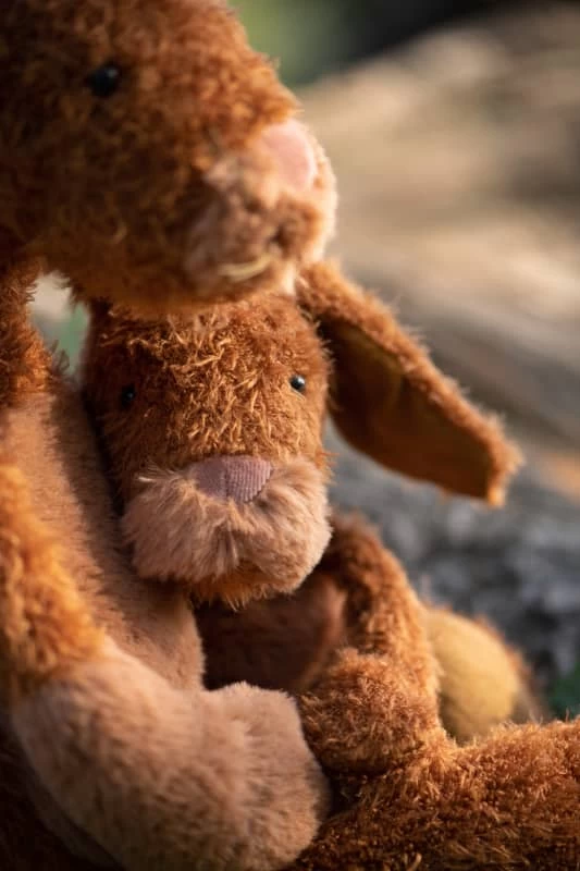 Peluche Grand Lapin Les Baba Bou Moulin Roty – Image 3