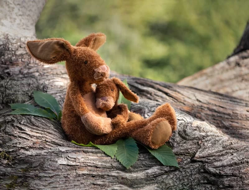 Peluche Grand Lapin Les Baba Bou Moulin Roty – Image 4