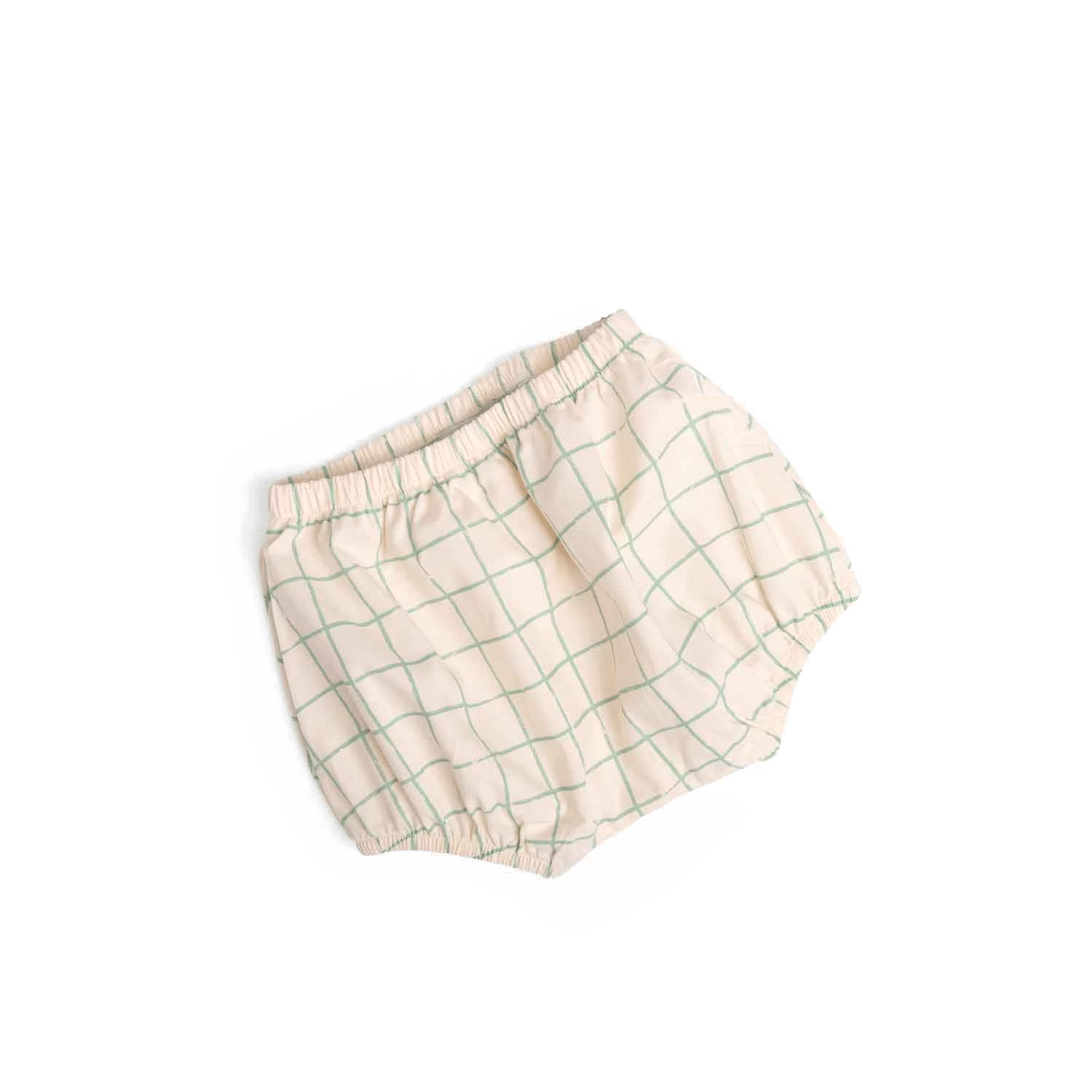 Hévéa Bloomer Coton écru Carreaux Verts Bord De Mer Moulin Roty – Image 2