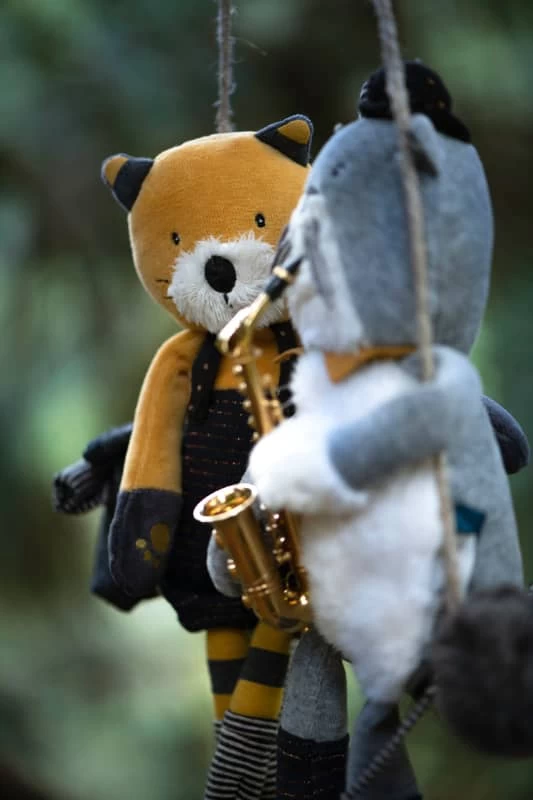 Peluche Chat Moutarde Lulu Les Moustaches Moulin Roty – Image 4