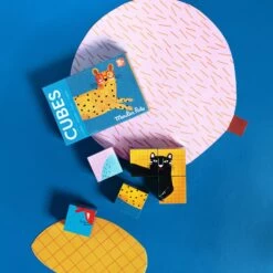 Puzzle En Bois 6 Cubes Les Toupitis Moulin Roty