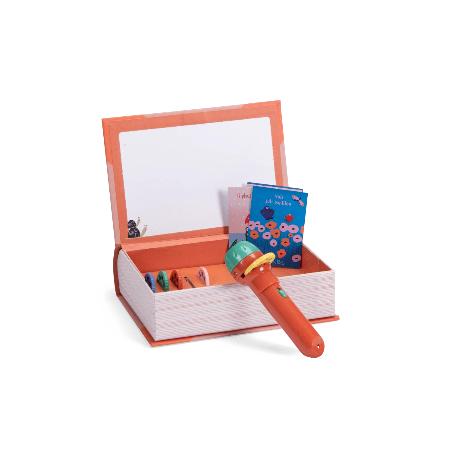 Lampe à Histoires Livre Les Jolies Comptines Les Petites Merveilles Moulin Roty – Image 2