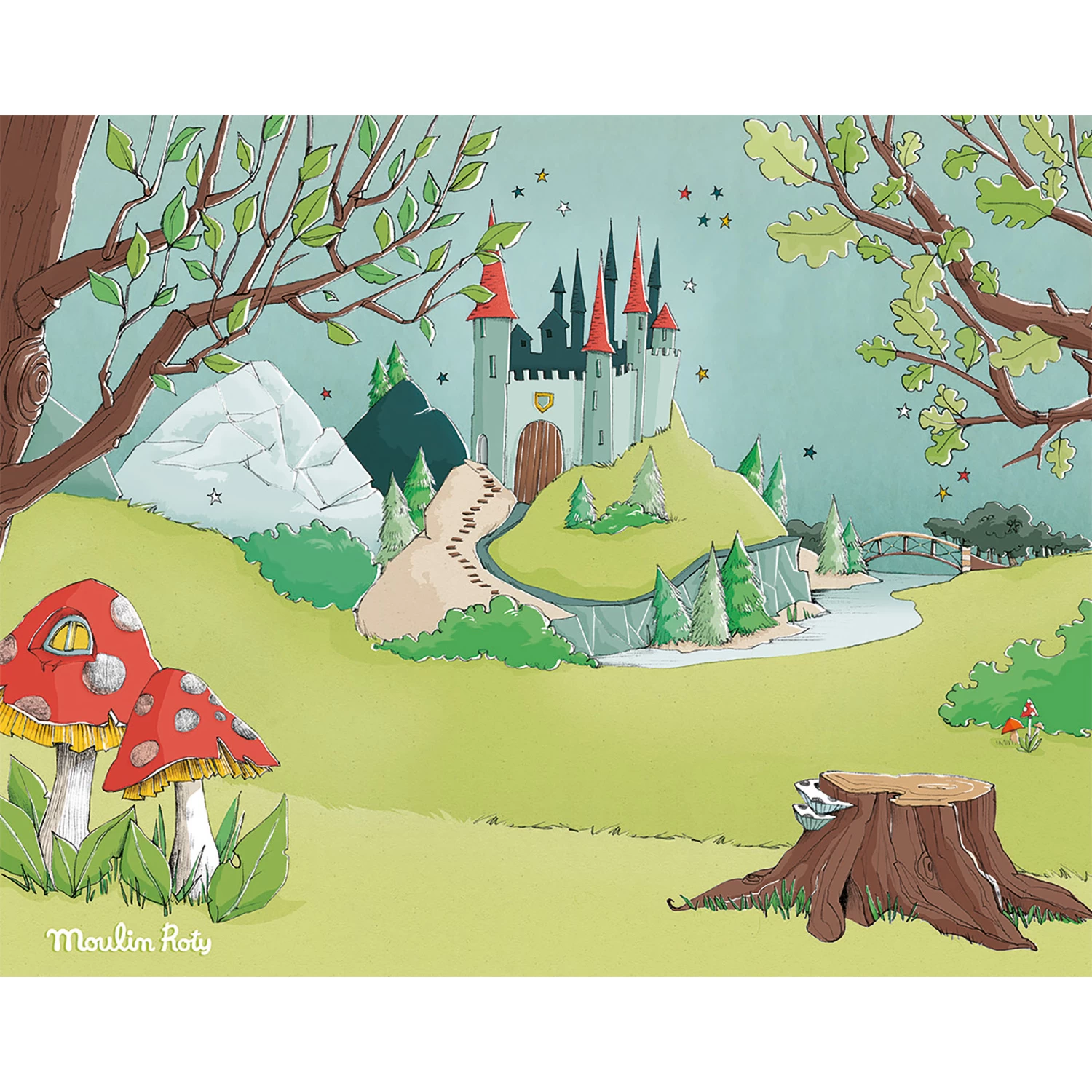 Petit Théâtre De Marionnettes Il était Une Fois Moulin Roty – Image 2